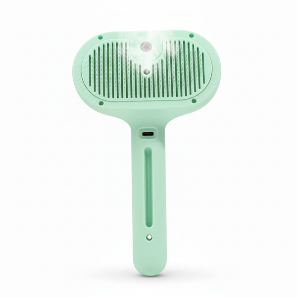 Mint Green Pet Steam Brush